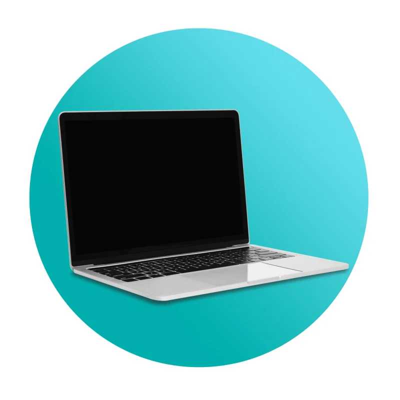 Open laptop